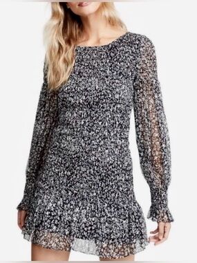 LoveShackFancy Scarlett Silk Mini Dress, NEW